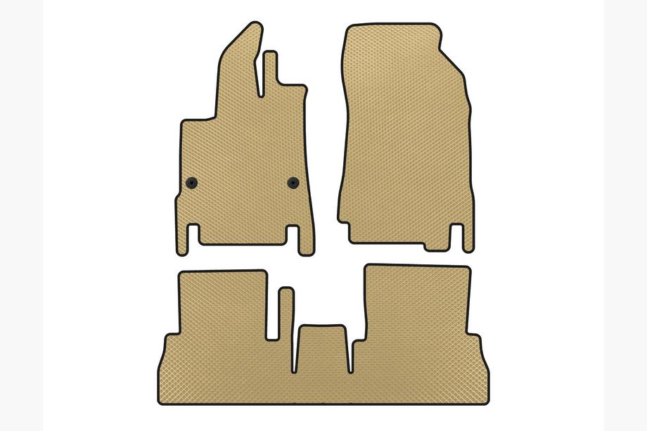 Peugeot Partner/Rifter 2019– EVA automatten (7-zits/lange wielbasis, beige) Image