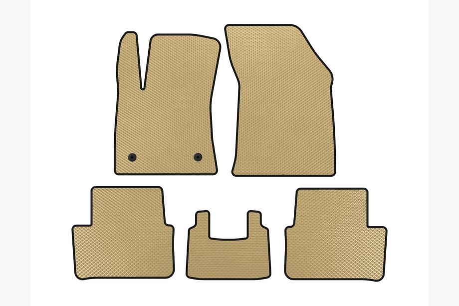 Renault Megane IV 2016–2025 EVA automatten voor interieur (2016-2020, SW, Beige) Image