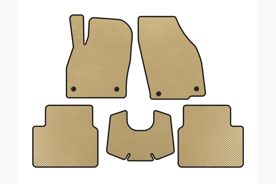 Skoda Kamiq 2019– EVA automatten (automaat, beige) Image