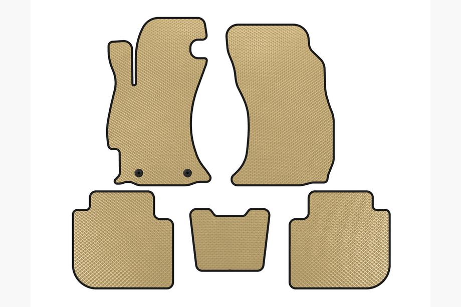 Subaru Forester 2013–2018 EVA vloermatten (2013-2017, Beige) Image