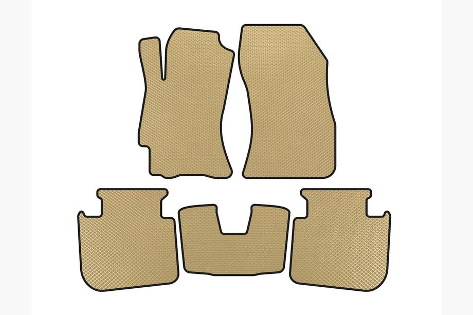 Subaru Legacy 2009–2014 EVA vloermatten (2009-2013, SD, Beige) Image