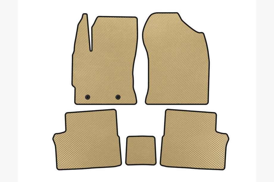 Toyota Auris 2012–2018 EVA automatten (Beige) Image
