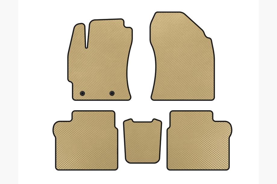 Toyota Corolla 2013–2019 EVA automatten (2016-2019, SD, Beige) Image