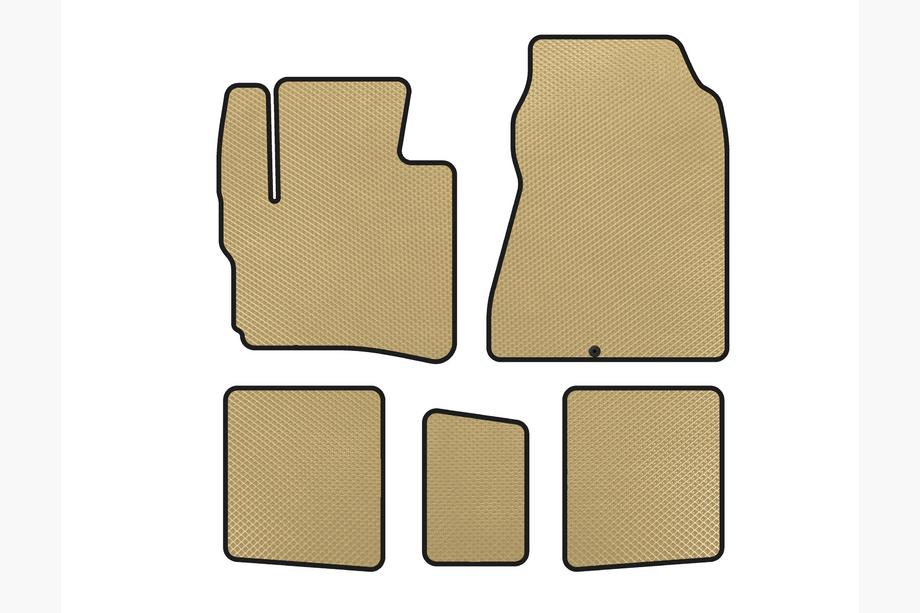 Toyota IQ 2008–2015 EVA automatten (HB, Beige) Image