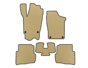Volkswagen Fox 2003–2021 EVA automatten (HB, 3-deurs, beige) foto 1