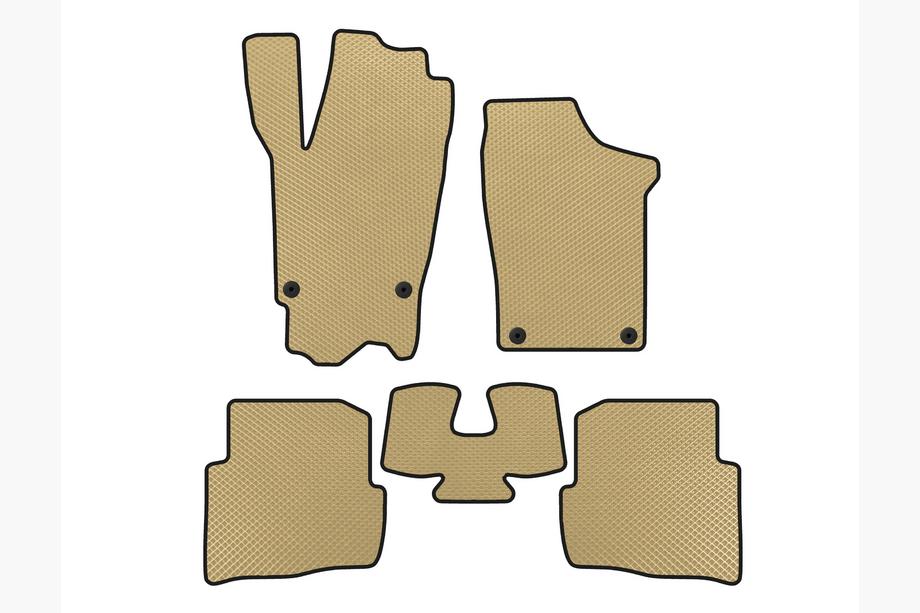 Volkswagen Fox 2003–2021 EVA automatten (HB, 3-deurs, beige) Image