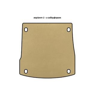 EVA V-1 kofferbakmat (met subwoofer, Beige)