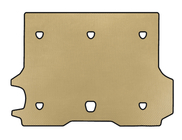 Chevrolet Trailblazer 2002–2012 EVA kofferbakmat (Beige) foto 1