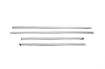 Toyota Corolla 2002–2007 Deurstrip (set van 4, RVS) foto 3