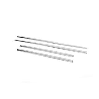 Deurstrip (set van 4, RVS) Toyota Corolla 2002–2007 foto 2