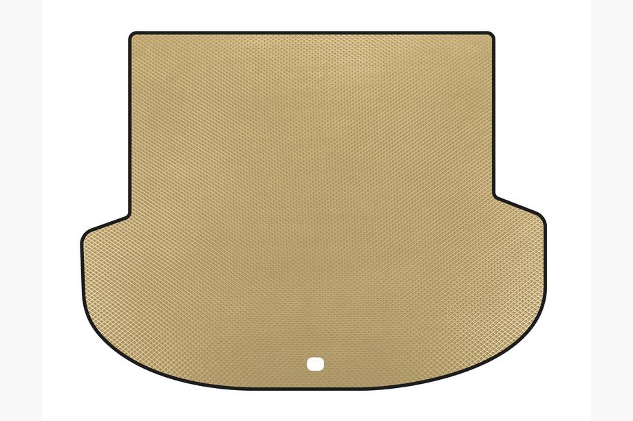 Hyundai Santa Fe 4 2018–2023 EVA kofferbakmat (2018-2020, Beige) Foto 1