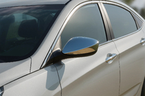 Hyundai Elantra (MD/UD) 2011–2015 Spiegelkappen zonder richtingaanwijzer (set van 2, RVS) foto 1
