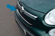 Fiat 500/500L 2013–2022 Grillelijsten (popstar, RVS) foto 2