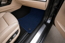 BMW 7 Serie F01/F02 2008–2015 EVA vloermatten voor het interieur (voor F01, blauw) foto 2
