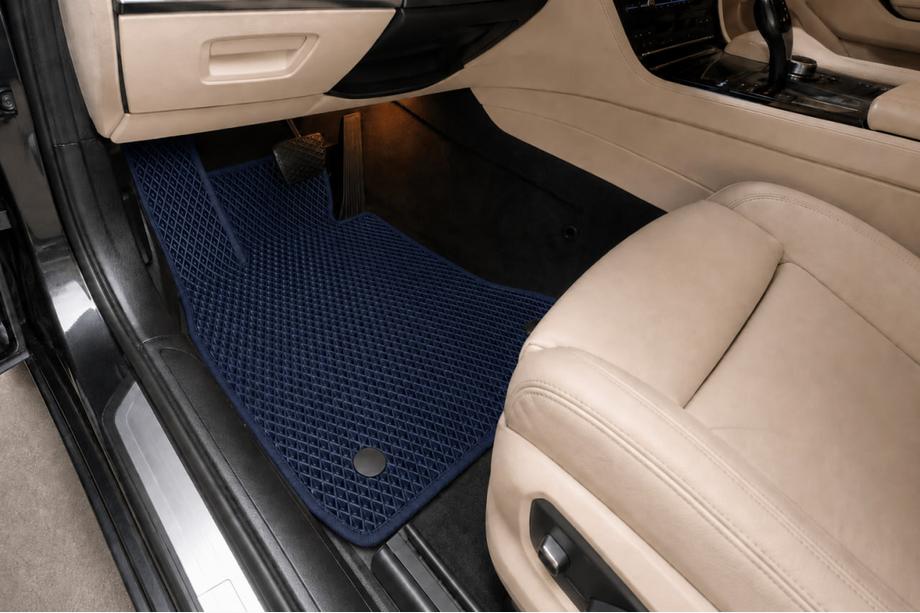 BMW 7 Serie F01/F02 2008–2015 EVA vloermatten voor het interieur (voor F01, blauw) Image