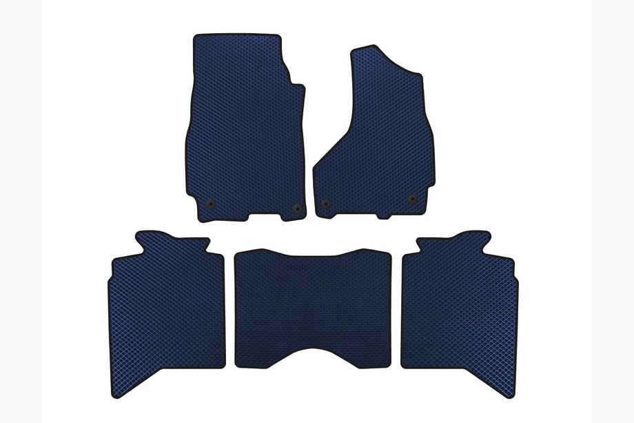 Dodge RAM (DS/DJ/D2) 2009–2024 EVA automatten (2013+, 5-zits, blauw) Foto 1
