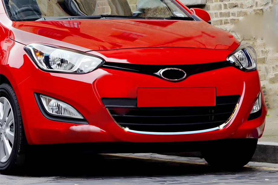 Hyundai I-20 2012–2014 RVS sierlijst voor grille Image
