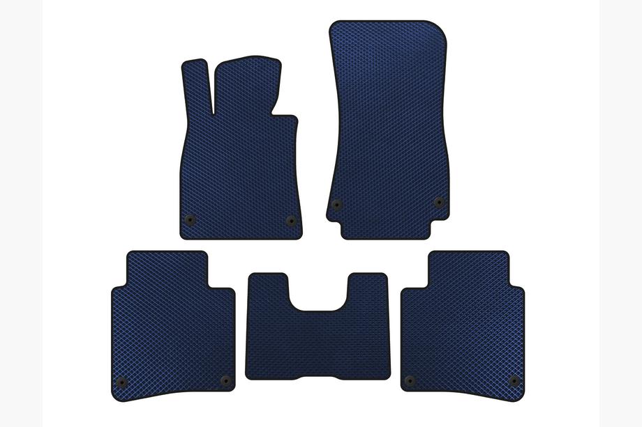 Mercedes S-Class W222 2013–2022 EVA vloermatten voor interieur (2017-2020, SD, lange wielbasis, blauw) Image