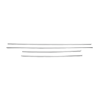 Deur sierlijst (set 4 stuks, RVS) foto 2