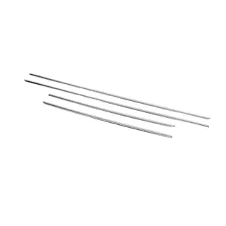 Deur sierlijst (set 4 stuks, RVS) foto 3