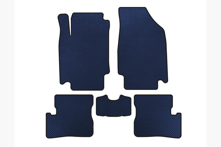 Nissan Micra K12 2003–2010 EVA automatten (HB, blauw) Image