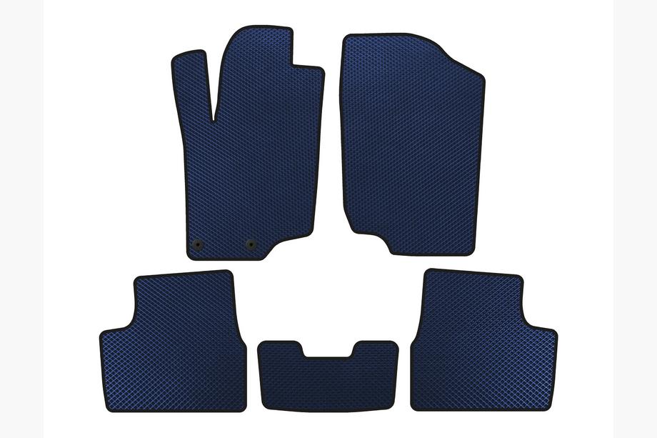 Peugeot 207 2006–2014 EVA automatten (HB, 5-deurs, blauw) Image