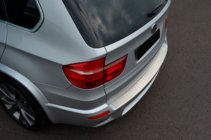 BMW X5 E70 2007–2013 OmsaLine rvs chromen achterbumperbeschermer foto 3