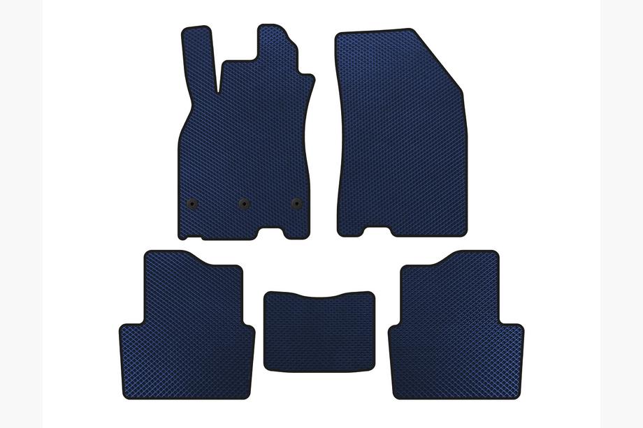 Renault Megane III 2009–2016 EVA automatten (SD, blauw) Image