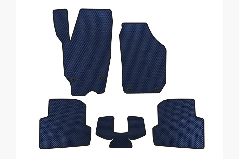 Skoda Fabia 2007–2014 EVA automatten (2010-2014, SW, blauw) Image