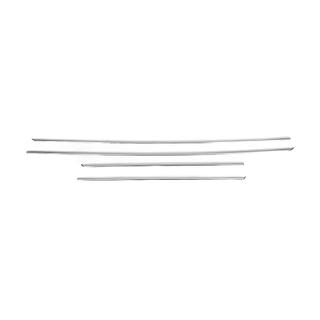 Deur sierlijst (set 4 stuks, RVS) foto 2