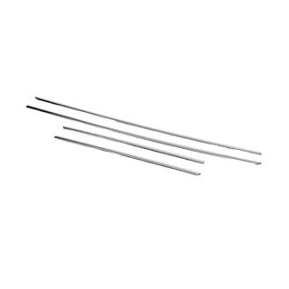 Deur sierlijst (set 4 stuks, RVS) foto 3