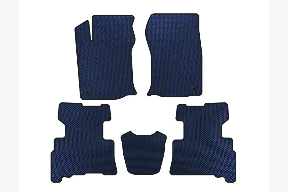 Toyota 4Runner 2009–2024 EVA automatten (2 rijen, 2014-2024, 7-zits, blauw) Image