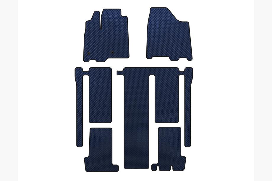 Toyota Sienna 2010–2020 EVA automatten (3 rijen, blauw) Image
