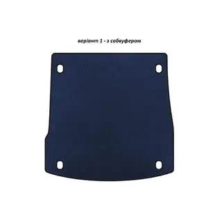 EVA V-1 kofferbakmat (met subwoofer, blauw)