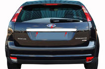 Ford Focus II 2008–2011 RVS sierstrip voor achterklep (SW) foto 5