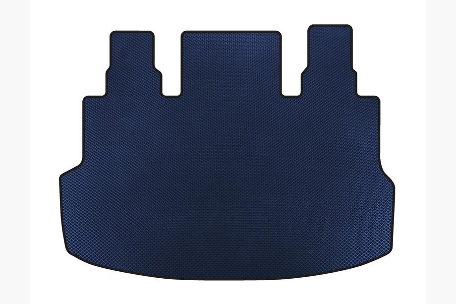 Hyundai Staria 2021– EVA kofferbakmat (1+1,5/5-9-zits, Blauw) Image