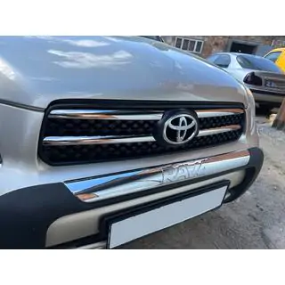 RVS grille sierstrips 2006-2010 (set 4-delig) Toyota Rav 4 2006–2013 foto 1