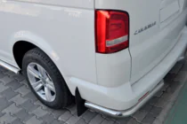 Volkswagen T5 Caravelle 2004–2010 Achterhoeken AK003 (2 st., RVS) foto 1