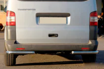 Volkswagen T5 Caravelle 2004–2010 Achterhoeken AK003 (2 st., RVS) foto 5