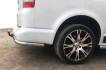 Volkswagen T5 Caravelle 2004–2010 Achterhoeken AK003 (2 st., RVS) foto 3