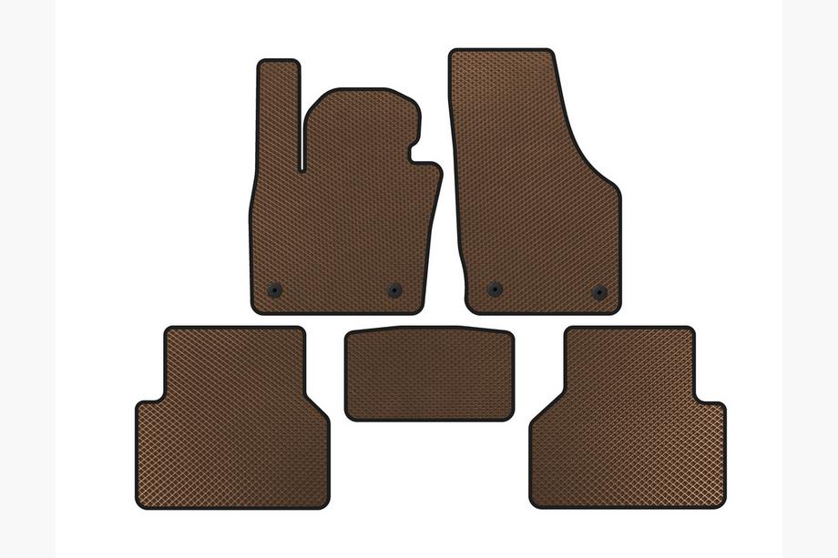 Audi Q3 2011–2019 EVA automatten (bruin) Image