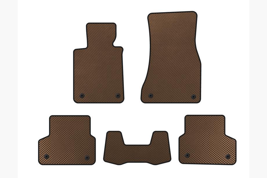 BMW 5 Serie G30/G31 2017–2023 EVA vloermatten (bruin) Image