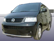 Volkswagen T5 Caravelle 2004–2010 Enkele RVS voorbescherming foto 2