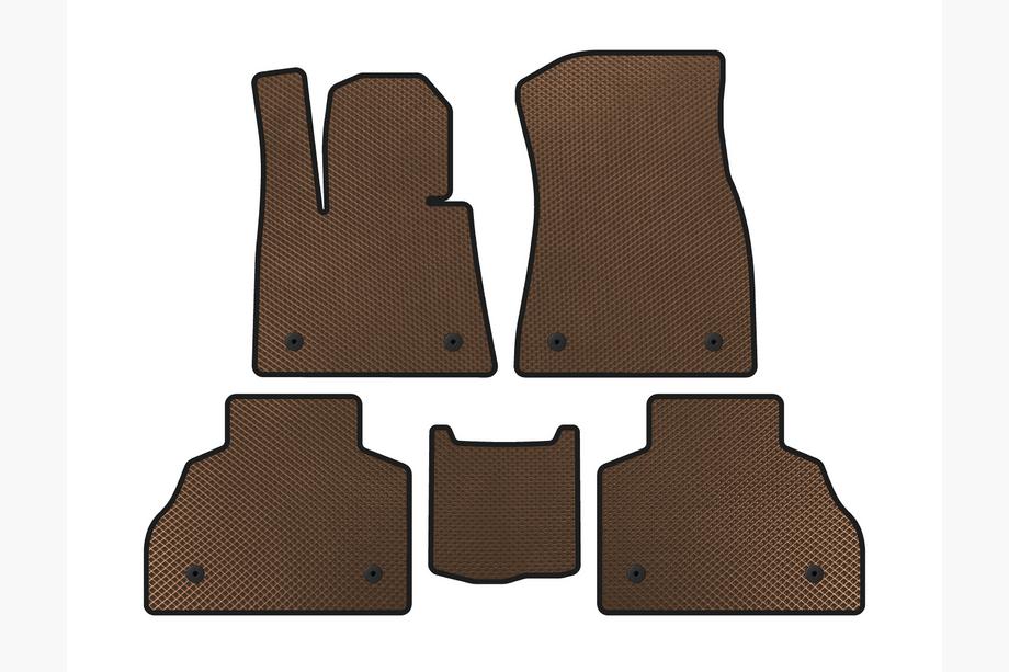 BMW X7 G07 2019– EVA automatten voor het interieur (2 rijen, bruin) Image
