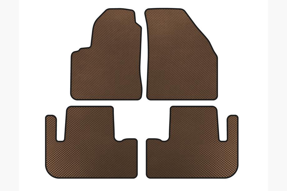 Chevrolet Tacuma/Rezzo 2000–2008 EVA automatten (bruin) Image