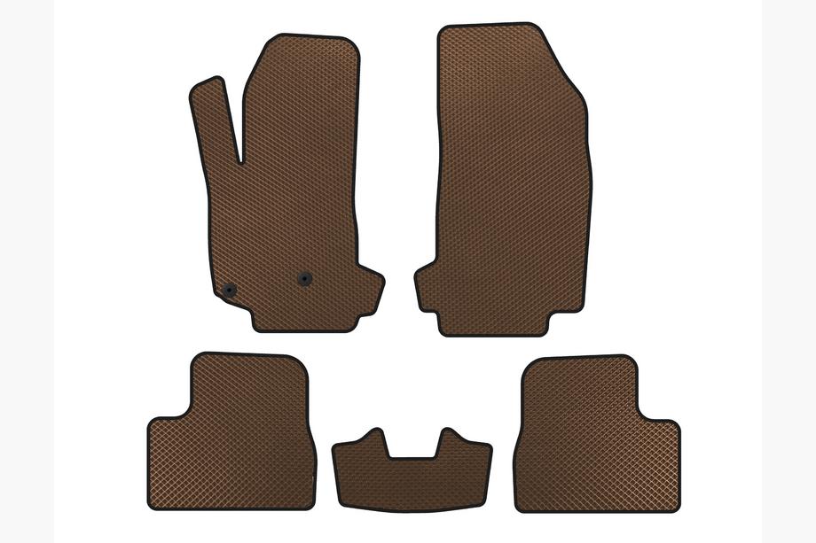 Citroen DS-3 2009–2016 EVA automatten V-2 (Bruin) Image