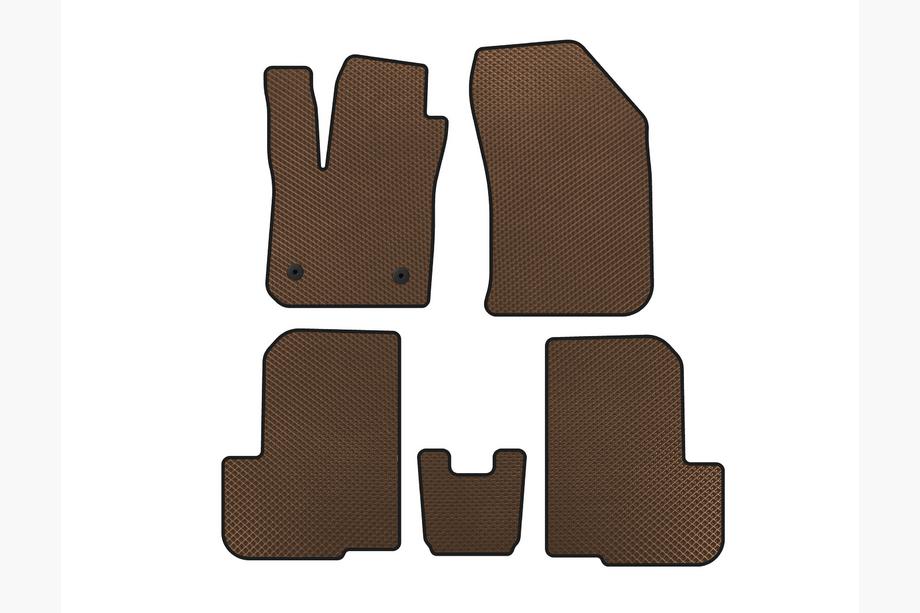 Dacia Lodgy 2012–2022 EVA automatten (2 rijen, 7-zits, bruin) Image
