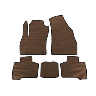 EVA vloermatten (voor Qubo, 2016+, Bruin) Fiat Fiorino/Qubo 2008–2024