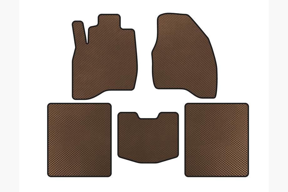 Ford Explorer 2011–2019 EVA automatten (2015-2019, 5-zits, Bruin) Image