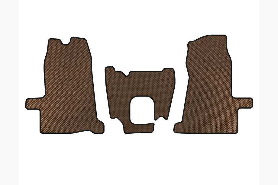 Ford Transit 2000–2014 EVA automatten (2000-2006, 1+1, handgeschakeld, Bruin) Image